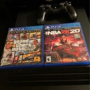 PS4 pro with games